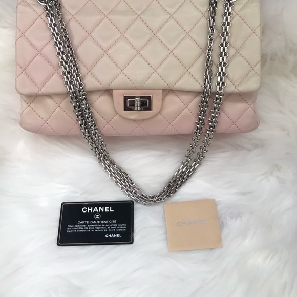 💎 RARE 💎 Reissue Chanel 2.55 double flap lambskin chain - Picture 7 of 13